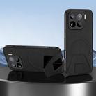 For Xiaomi 15 Sheepskin Texture MagSafe Magnetic Invisible Holder Integrated Phone Case(Black) - 1