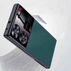For ZTE nubia Z60 Ultra Ultra-thin Plain Skin Leather Phone Case(Green) - 3