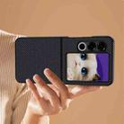 For ZTE nubia Flip2 Carbon Fiber Texture Printing Phone Case(Black) - 2