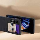 For ZTE nubia Flip2 Carbon Fiber Texture Printing Phone Case(Black) - 3