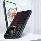 For ZTE nubia Z60 Ultra Carbon Fiber Texture Printing Phone Case(Black) - 2