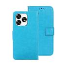 For Umidigi A15 idewei Crazy Horse Texture Leather Phone Case(Sky Blue) - 1