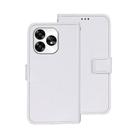 For Umidigi A15 idewei Crazy Horse Texture Leather Phone Case(White) - 1
