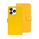 For Umidigi A15 idewei Crazy Horse Texture Leather Phone Case(Yellow) - 1