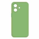 For iPhone 16 Imitation Liquid Silicone Phone Case(Matcha Green) - 1