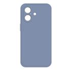 For iPhone 16 Imitation Liquid Silicone Phone Case(Grey) - 1