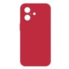 For iPhone 16 Imitation Liquid Silicone Phone Case(Red) - 1