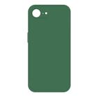 For iPhone 16e Imitation Liquid Silicone Phone Case(Dark Green) - 1