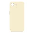For iPhone 16e Imitation Liquid Silicone Phone Case(White) - 1