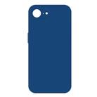 For iPhone 16e Imitation Liquid Silicone Phone Case(Blue) - 1