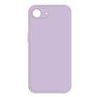 For iPhone 16e Imitation Liquid Silicone Phone Case(Purple) - 1