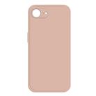 For iPhone 16e Imitation Liquid Silicone Phone Case(Pink) - 1