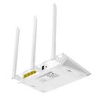hoco HI30 2.4G Three Antennas WiFi 4 Wireless Router, Plug:EU Plug(White) - 3