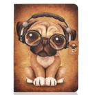 For iPad Air 2022 / 2020 10.9 Electric Pressed Colored Drawing Horizontal Flip Leather Case with Holder & Card Slots & Sleep / Wake-up function(Shar Pei) - 2
