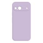 For Google Pixel 9 Imitation Liquid Silicone Phone Case(Purple) - 1