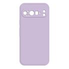 For Google Pixel 9 Pro Imitation Liquid Silicone Phone Case(Purple) - 1