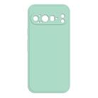 For Google Pixel 9 Pro Imitation Liquid Silicone Phone Case(Light Cyan) - 1