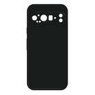 For Google Pixel 9 Pro Imitation Liquid Silicone Phone Case(Black) - 1