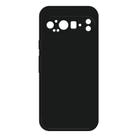 For Google Pixel 9 Pro XL Imitation Liquid Silicone Phone Case(Black) - 1