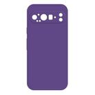 For Google Pixel 9 Pro XL Imitation Liquid Silicone Phone Case(Dark Purple) - 1