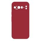 For Google Pixel 9 Pro XL Imitation Liquid Silicone Phone Case(Dark Red) - 1
