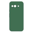 For Google Pixel 9a Imitation Liquid Silicone Phone Case(Dark Green) - 1