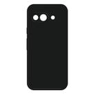 For Google Pixel 9a Imitation Liquid Silicone Phone Case(Black) - 1