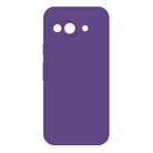 For Google Pixel 9a Imitation Liquid Silicone Phone Case(Dark Purple) - 1
