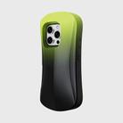 For iPhone 16 Pro Max YOYOISLES Ocean Series EVA Curved Phone Case(Black Green) - 2