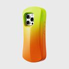 For iPhone 16 Pro Max YOYOISLES Ocean Series EVA Curved Phone Case(Orange Yellow) - 2
