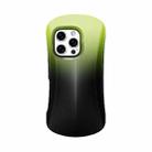 For iPhone 16 YOYOISLES Ocean Series EVA Curved Phone Case(Black Green) - 1