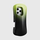 For iPhone 16 YOYOISLES Ocean Series EVA Curved Phone Case(Black Green) - 3