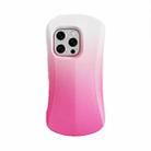 For iPhone 16 YOYOISLES Ocean Series EVA Curved Phone Case(Pink White) - 1