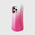 For iPhone 16 YOYOISLES Ocean Series EVA Curved Phone Case(Pink White) - 2
