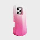 For iPhone 16 YOYOISLES Ocean Series EVA Curved Phone Case(Pink White) - 3