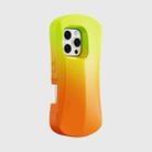 For iPhone 16 YOYOISLES Ocean Series EVA Curved Phone Case(Orange Yellow) - 3