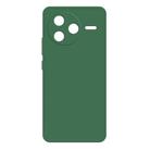 For Redmi K80 Imitation Liquid Silicone Phone Case(Dark Green) - 1