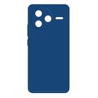 For Redmi K80 Imitation Liquid Silicone Phone Case(Blue) - 1