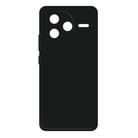 For Redmi K80 Imitation Liquid Silicone Phone Case(Black) - 1