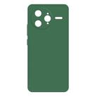 For Redmi K80 Pro Imitation Liquid Silicone Phone Case(Dark Green) - 1