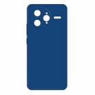 For Redmi K80 Pro Imitation Liquid Silicone Phone Case(Blue) - 1
