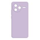 For Redmi K80 Pro Imitation Liquid Silicone Phone Case(Purple) - 1
