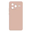 For Redmi K80 Pro Imitation Liquid Silicone Phone Case(Pink) - 1