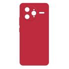 For Redmi K80 Pro Imitation Liquid Silicone Phone Case(Red) - 1