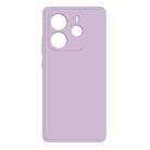 For Redmi Note 14 5G Imitation Liquid Silicone Phone Case(Purple) - 1