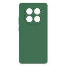 For Redmi Note 14 Pro 4G Imitation Liquid Silicone Phone Case(Dark Green) - 1
