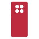 For Redmi Note 14 Pro 4G Imitation Liquid Silicone Phone Case(Red) - 1