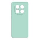 For Redmi Note 14 Pro+ 5G Imitation Liquid Silicone Phone Case(Light Cyan) - 1
