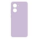 For Redmi Turbo 4 Imitation Liquid Silicone Phone Case(Purple) - 1