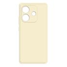 For Redmi Note 14 4G 163.25mm Imitation Liquid Silicone Phone Case(White) - 1